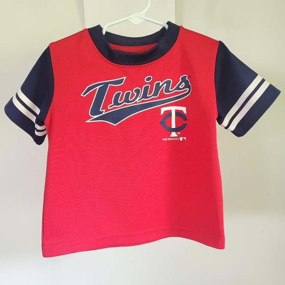 Minnesota Twins MLB Youth Toddler 3T Shirt Jersey Red Genuine Merchandise -AS IS - Picture 1 of 4